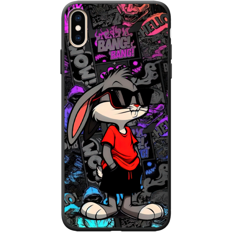 Черный чехол BoxFace Apple iPhone XS Max Малий вухань