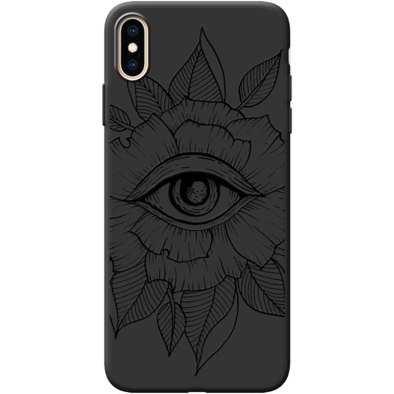 Черный чехол BoxFace Apple iPhone XS Max Eye