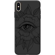 Черный чехол BoxFace Apple iPhone XS Max Eye