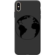 Черный чехол BoxFace Apple iPhone XS Max Earth