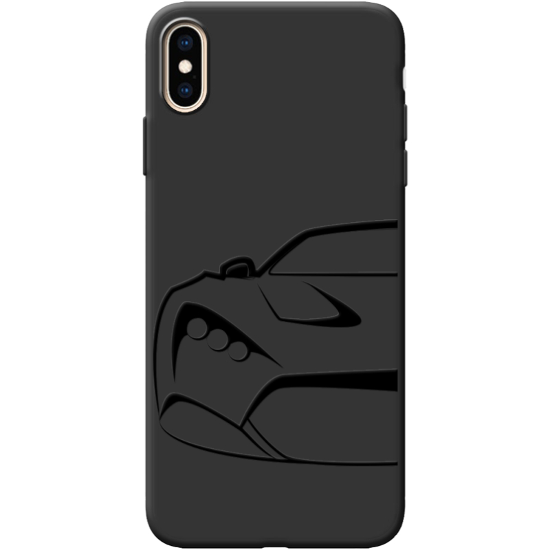 Черный чехол BoxFace Apple iPhone XS Max Sportcar