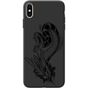 Черный чехол BoxFace Apple iPhone XS Max Snake