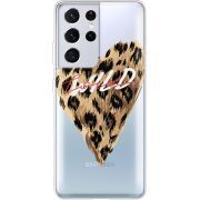 Прозрачный чехол BoxFace Samsung G998 Galaxy S21 Ultra Wild Love