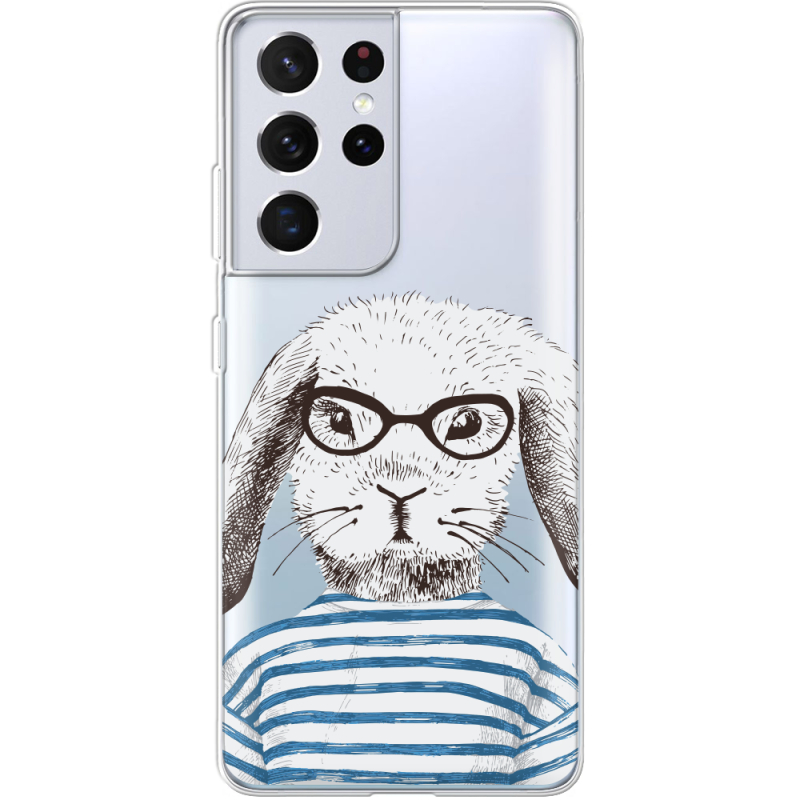 Прозрачный чехол BoxFace Samsung G998 Galaxy S21 Ultra MR. Rabbit