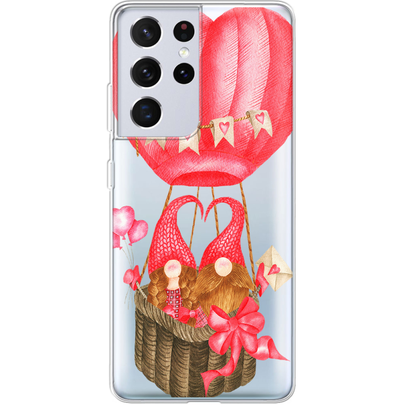 Прозрачный чехол BoxFace Samsung G998 Galaxy S21 Ultra Valentine Dwarfs