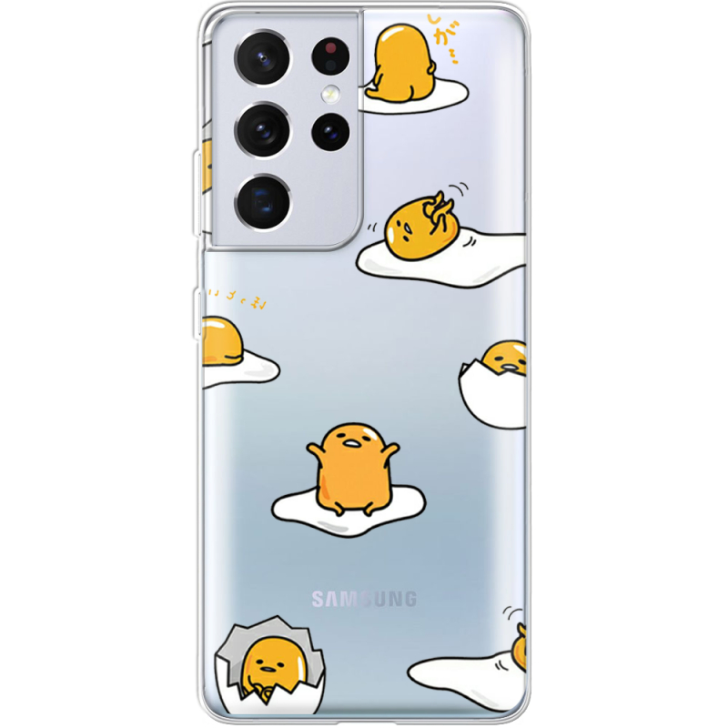 Прозрачный чехол BoxFace Samsung G998 Galaxy S21 Ultra Gudetama