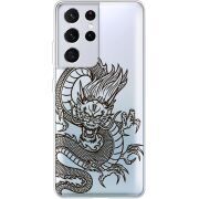 Прозрачный чехол BoxFace Samsung G998 Galaxy S21 Ultra Chinese Dragon