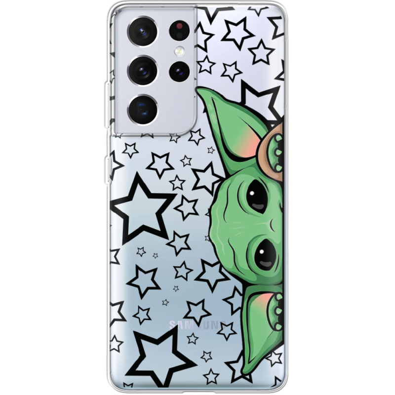 Прозрачный чехол BoxFace Samsung G998 Galaxy S21 Ultra Baby Yoda