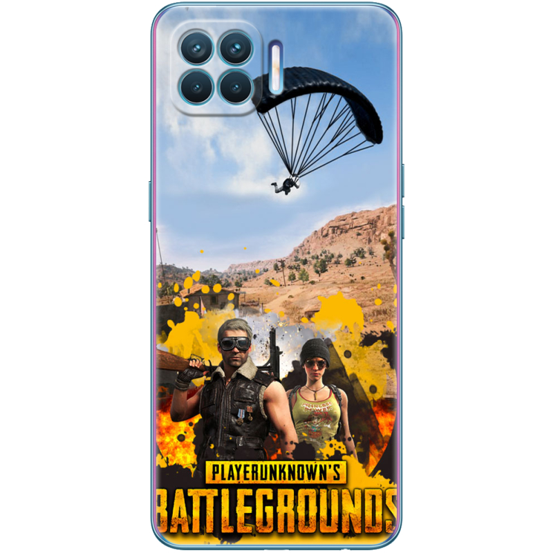 Чехол BoxFace OPPO A93/ Reno 4 Lite Pubg parachute