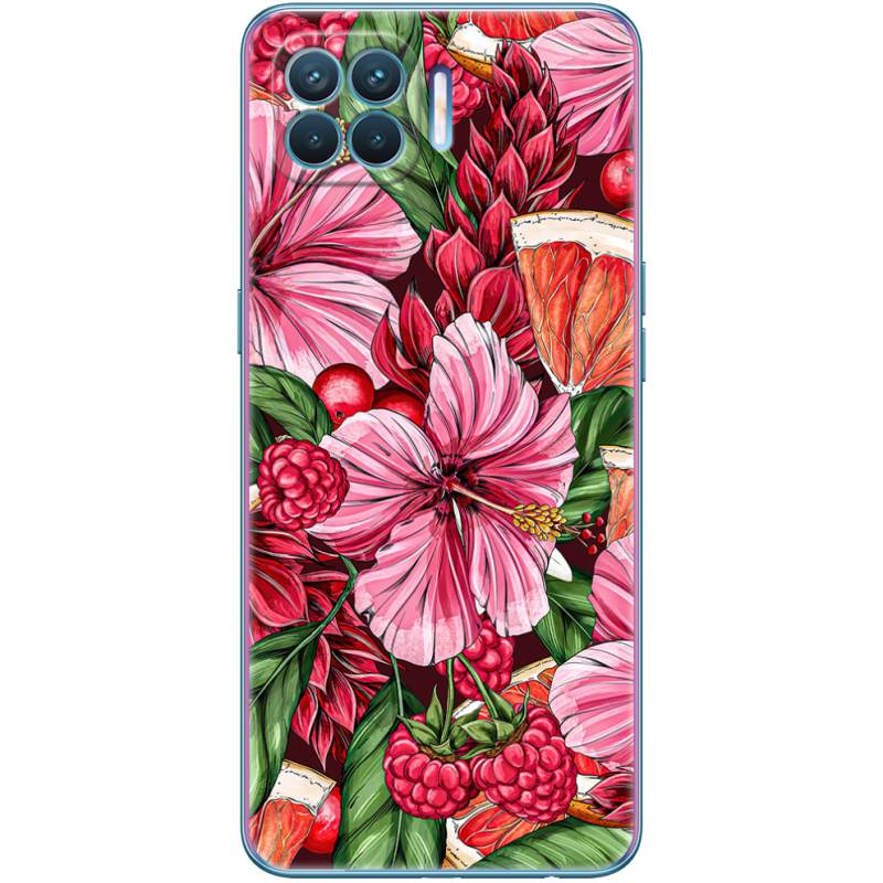 Чехол BoxFace OPPO A93/ Reno 4 Lite Tropical Flowers