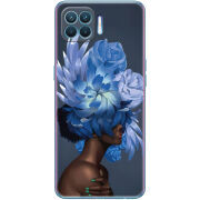 Чехол BoxFace OPPO A93/ Reno 4 Lite Exquisite Blue Flowers