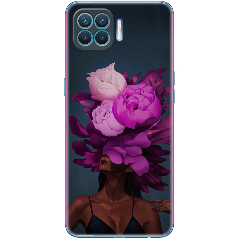 Чехол BoxFace OPPO A93/ Reno 4 Lite Exquisite Purple Flowers