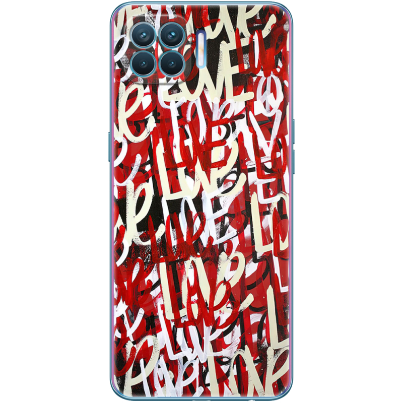 Чехол BoxFace OPPO A93/ Reno 4 Lite Love Graffiti