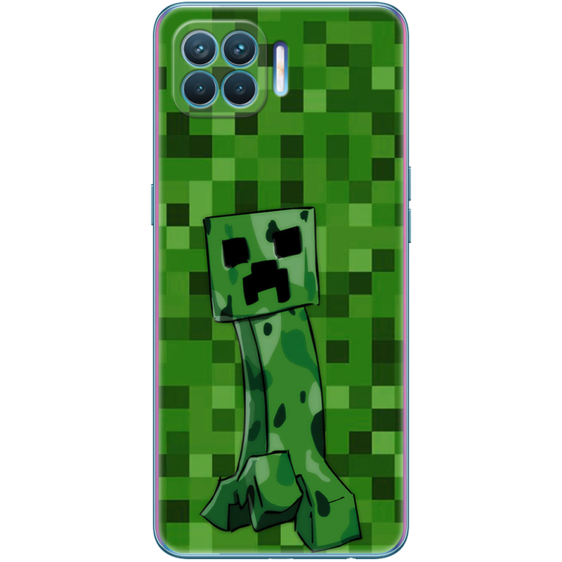 Чехол BoxFace OPPO A93/ Reno 4 Lite Minecraft Creeper