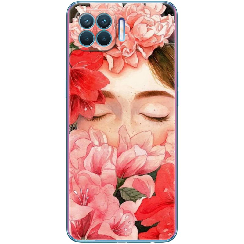 Чехол BoxFace OPPO A93/ Reno 4 Lite Girl in Flowers