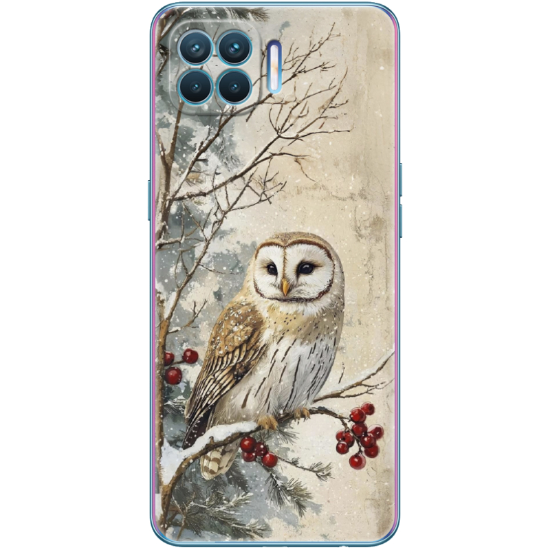 Чехол BoxFace OPPO Reno4 Lite/ A93 Christmas Owl