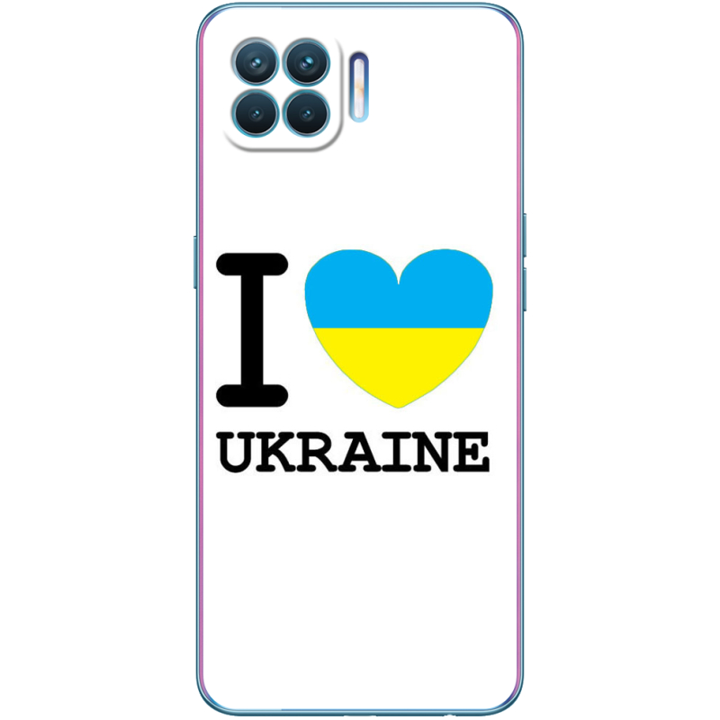Чехол BoxFace OPPO Reno4 Lite/ A93 I love Ukraine