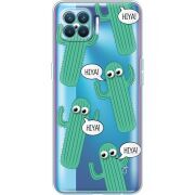 Прозрачный чехол BoxFace OPPO Reno4 Lite/ A93 с 3D-глазками HIYA