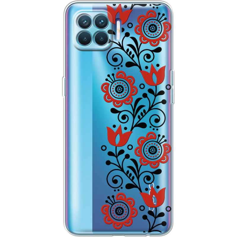 Прозрачный чехол BoxFace OPPO Reno4 Lite/ A93 Ethno Ornament