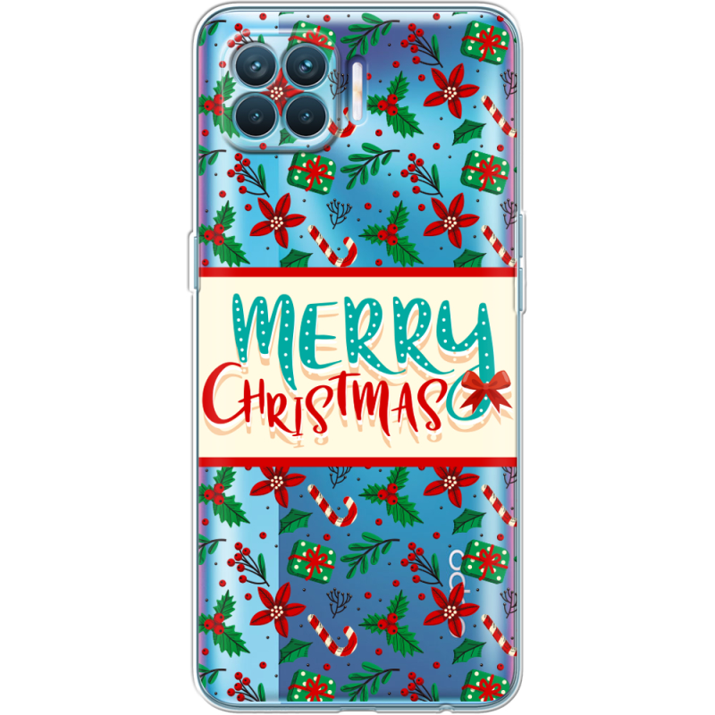 Прозрачный чехол BoxFace OPPO Reno4 Lite/ A93 Vintage Christmas Pattern