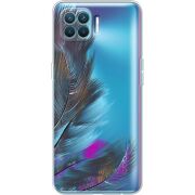 Прозрачный чехол BoxFace OPPO Reno4 Lite/ A93 Feathers