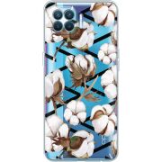 Прозрачный чехол BoxFace OPPO Reno4 Lite/ A93 Cotton flowers