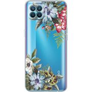 Прозрачный чехол BoxFace OPPO Reno4 Lite/ A93 Floral