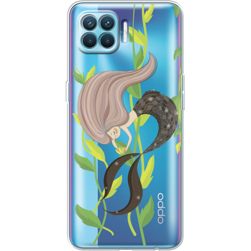 Прозрачный чехол BoxFace OPPO A93/ Reno4 Lite Cute Mermaid