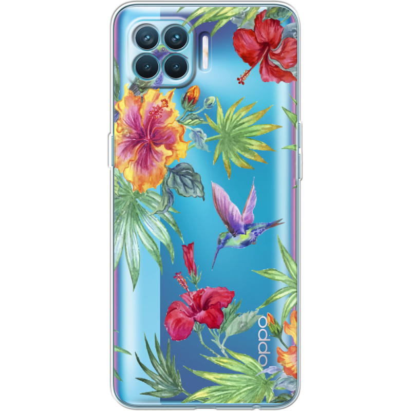 Прозрачный чехол BoxFace OPPO A93/ Reno4 Lite Tropical