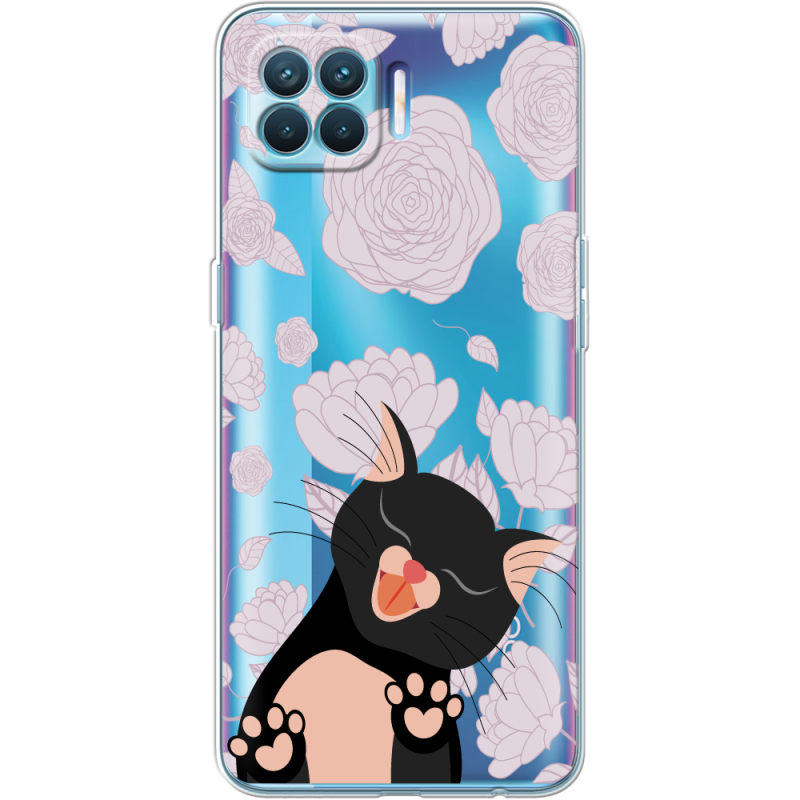Прозрачный чехол BoxFace OPPO A93/ Reno4 Lite Meow
