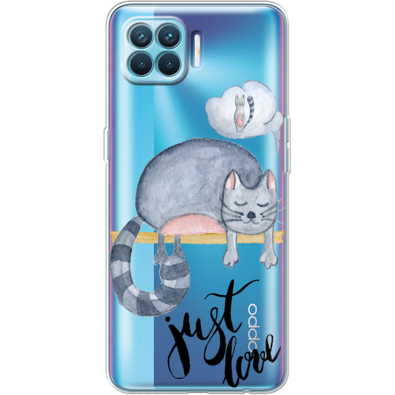 Прозрачный чехол BoxFace OPPO A93/ Reno4 Lite Just Love