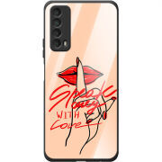 Защитный чехол BoxFace Glossy Panel Huawei P Smart 2021 Speak Only Whith Love