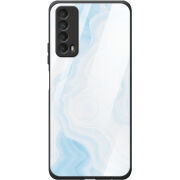 Защитный чехол BoxFace Glossy Panel Huawei P Smart 2021 Light Marble