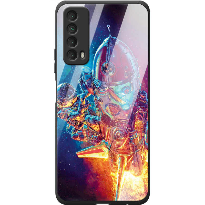 Защитный чехол BoxFace Glossy Panel Huawei P Smart 2021 Astronaut in Space