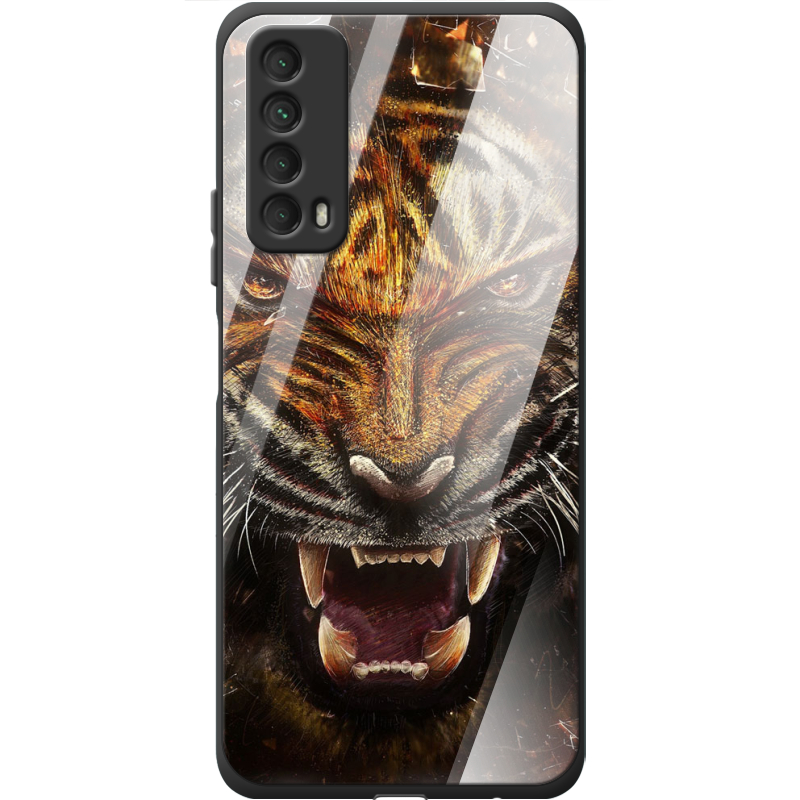 Защитный чехол BoxFace Glossy Panel Huawei P Smart 2021 Tiger