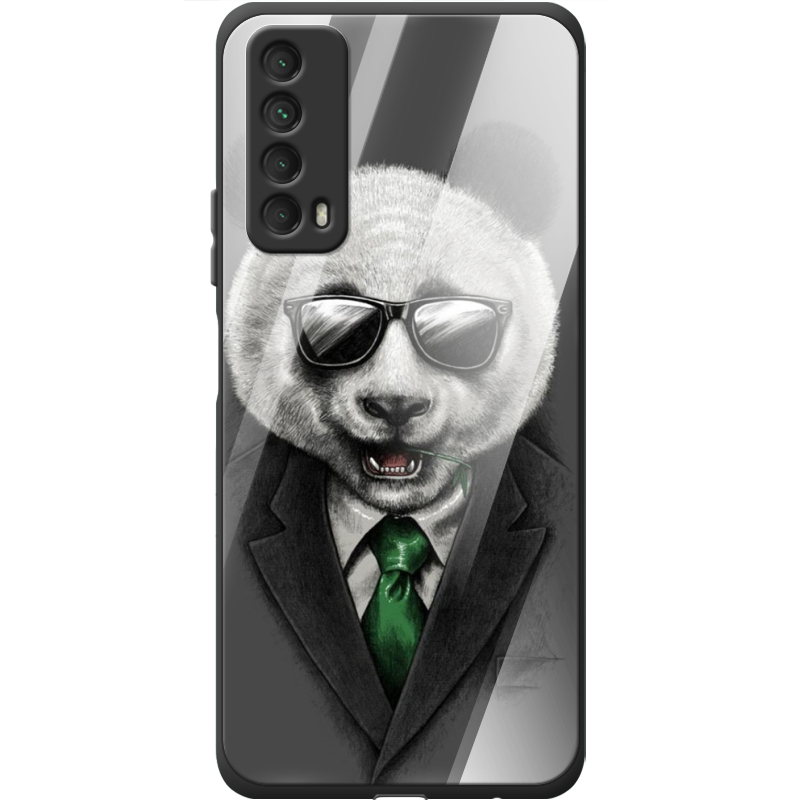 Защитный чехол BoxFace Glossy Panel Huawei P Smart 2021 Cool Panda