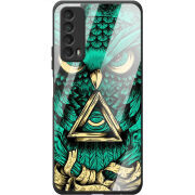 Защитный чехол BoxFace Glossy Panel Huawei P Smart 2021 Masonic Owl