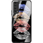 Защитный чехол BoxFace Glossy Panel Huawei P Smart 2021 Lips