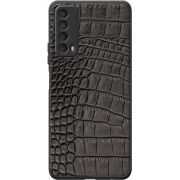 Кожаный чехол Boxface Huawei P Smart 2021 Crocodile Black