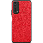 Кожаный чехол Boxface Huawei P Smart 2021 Flotar Red