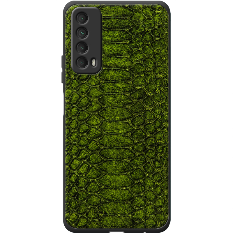 Кожаный чехол Boxface Huawei P Smart 2021 Reptile Forest Green