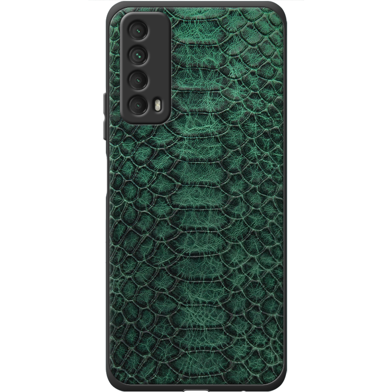 Кожаный чехол Boxface Huawei P Smart 2021 Reptile Emerald