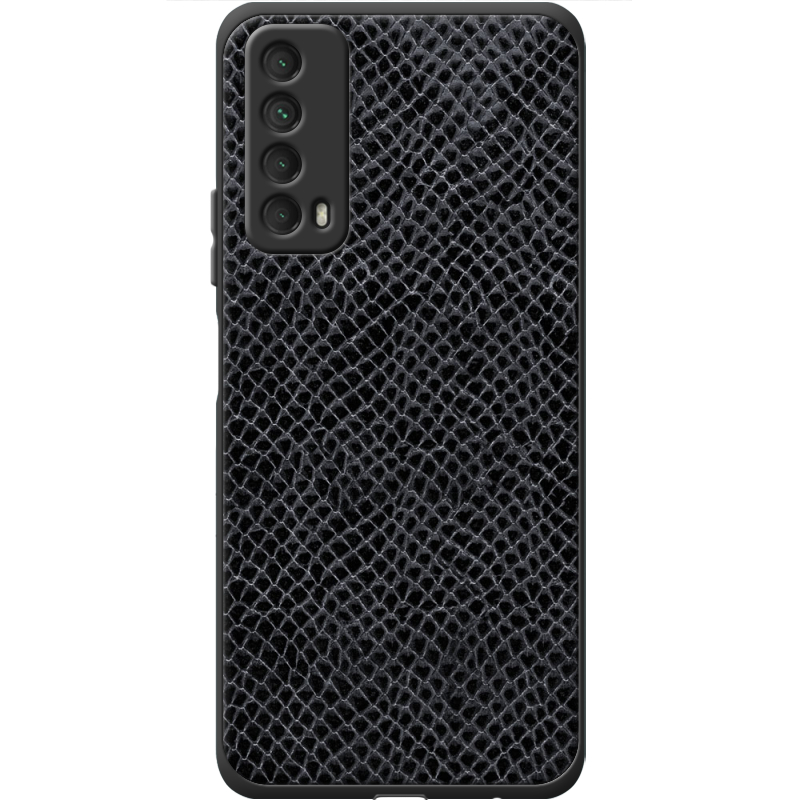 Кожаный чехол Boxface Huawei P Smart 2021 Snake Graphite