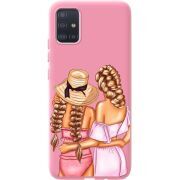 Розовый чехол BoxFace Samsung A515 Galaxy A51 Girlfriends