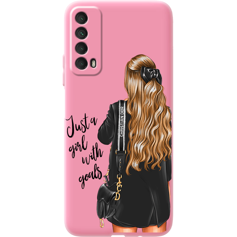 Розовый чехол BoxFace Huawei P Smart 2021 Just Girl