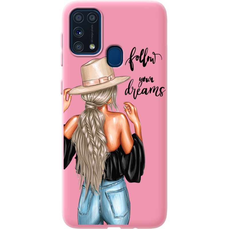 Розовый чехол BoxFace Samsung M315 Galaxy M31 Follow Your Dreams