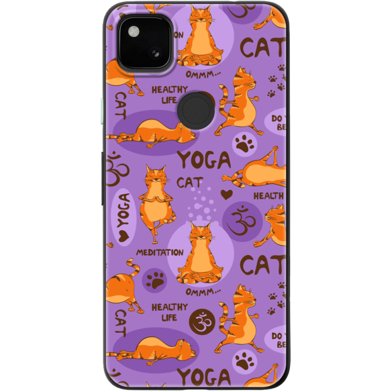 Чехол BoxFace Google Pixel 4a Yoga Cat