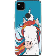 Чехол BoxFace Google Pixel 4a Fuck Unicorn