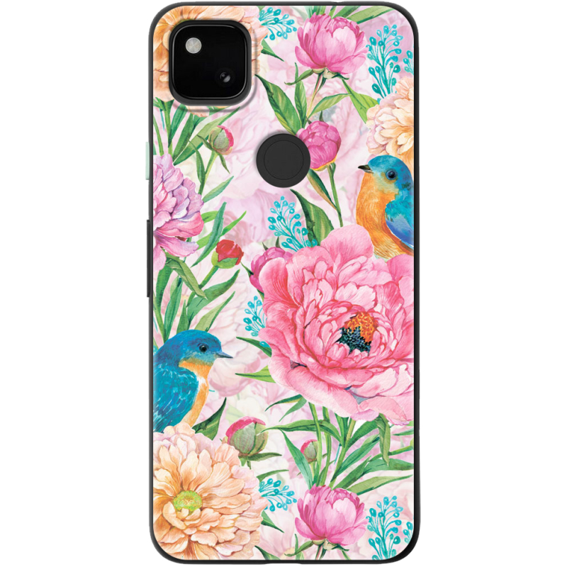 Чехол BoxFace Google Pixel 4a Birds in Flowers