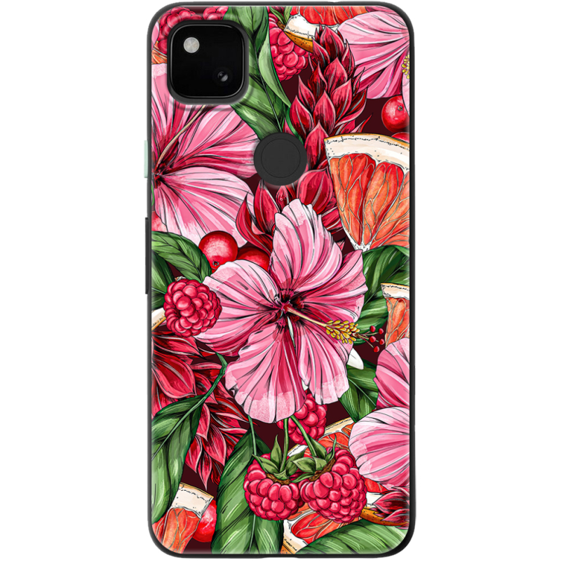 Чехол BoxFace Google Pixel 4a Tropical Flowers